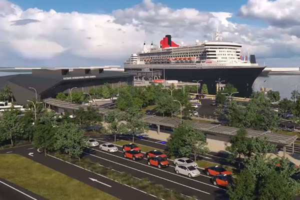 new cruise terminal in brisbane