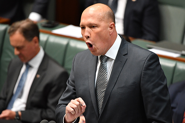 Peter Dutton promises government won't be 'punched ...