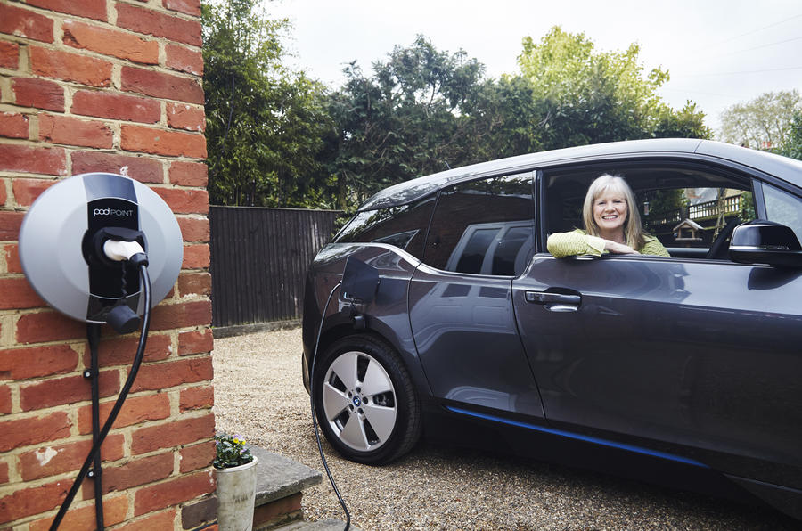 Home charging store for electric cars