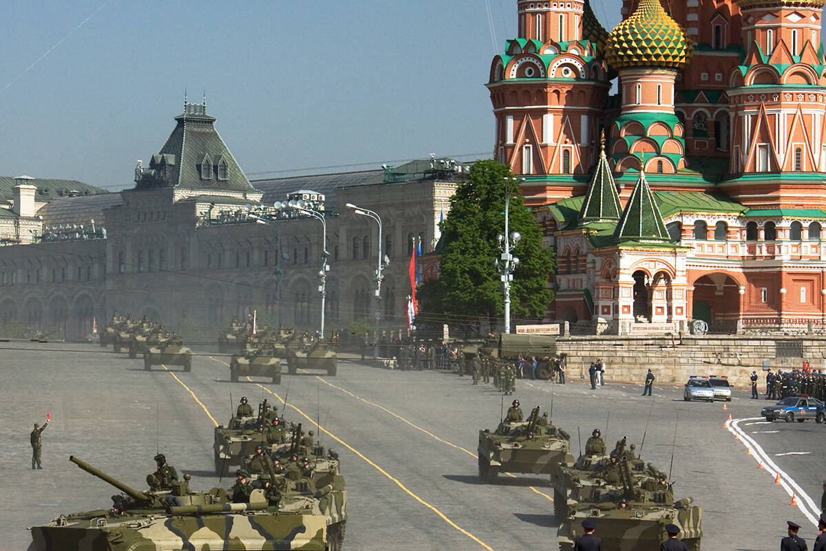 Article image for No Ukraine triumphs declared at Putin’s Victory Day speech