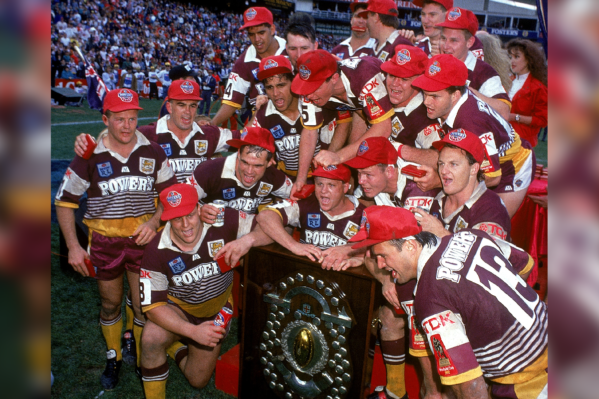 Our '92 Premiership team recreating - Brisbane Broncos