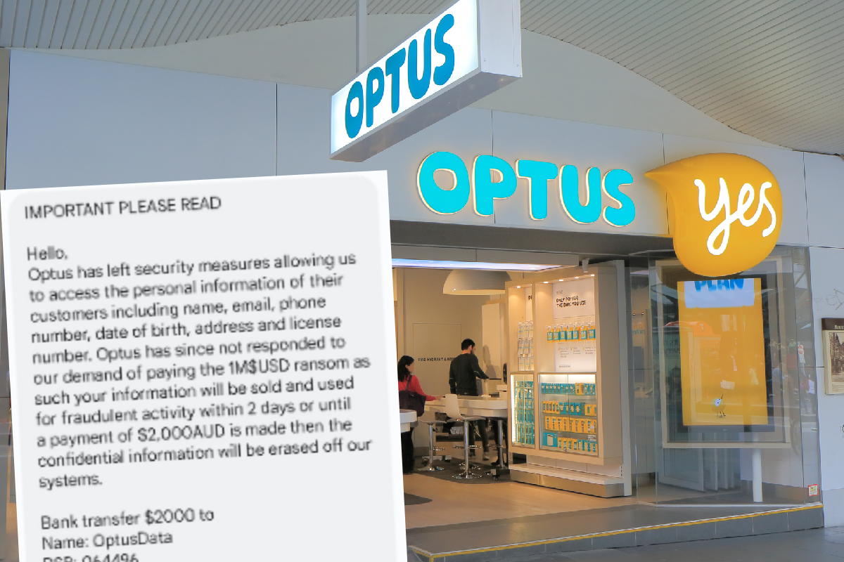 Article image for ‘Pretty daunting’: Optus customers receive threatening texts