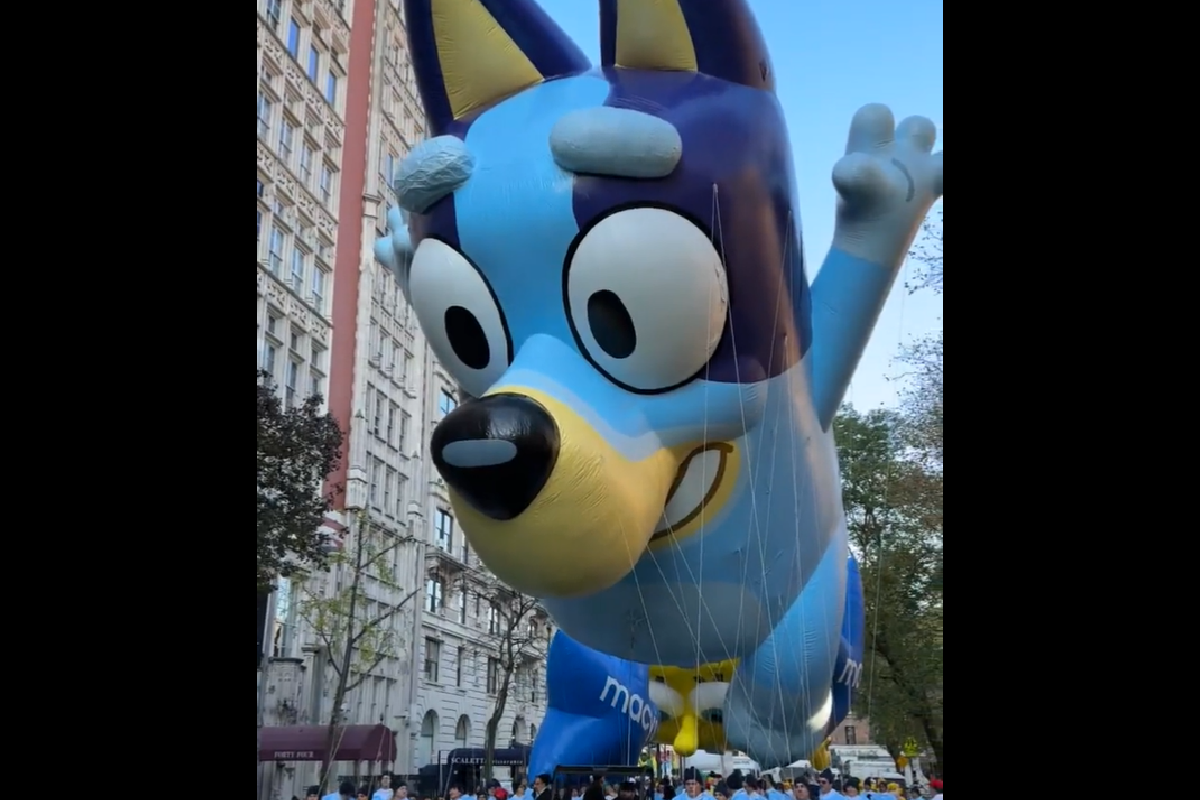 Article image for Bluey’s New York adventure: Aussie favourite stars in Thanksgiving Day parade!