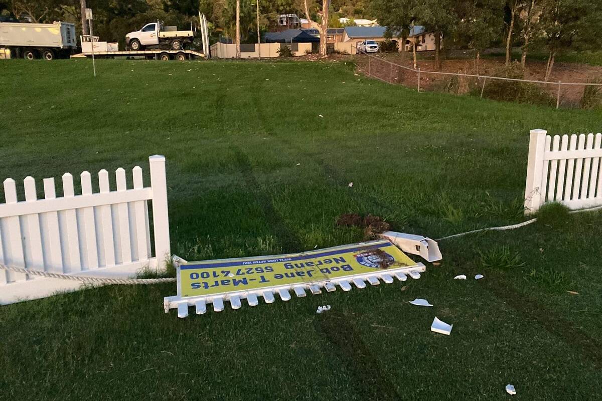 Article image for Thugs recklessly target local cricket club