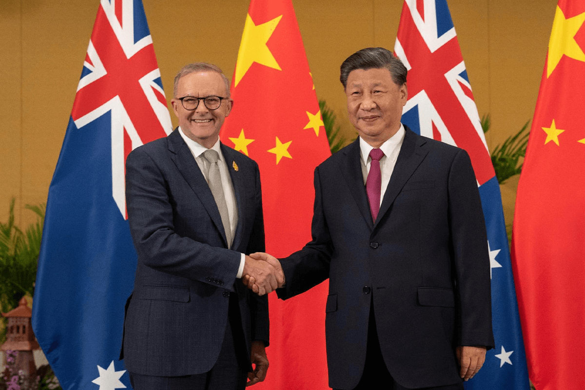 Article image for Albanese and Xi hold crucial talks, end six-year diplomatic cold shoulder 