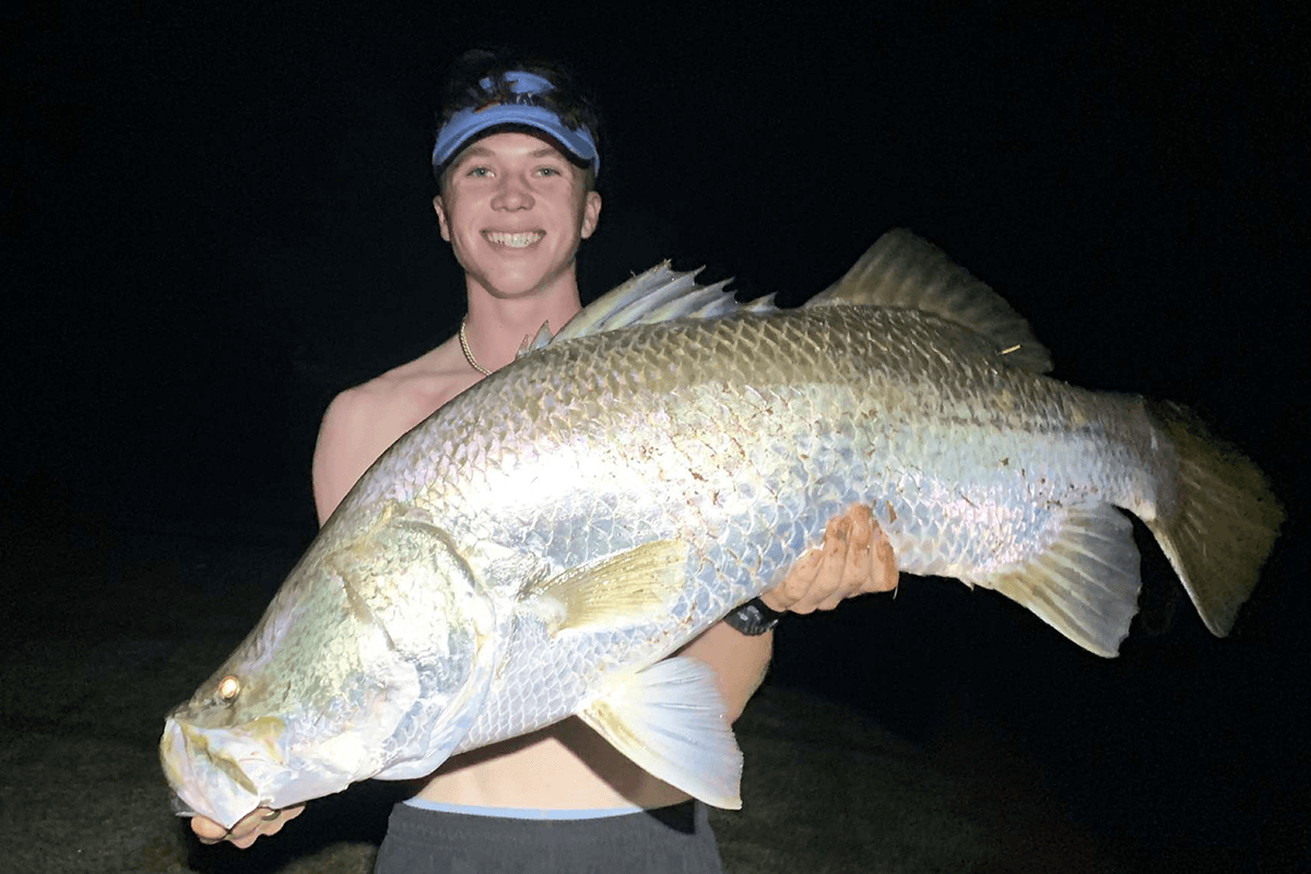 Fisherman hauls in $20,000 barramundi while on holiday