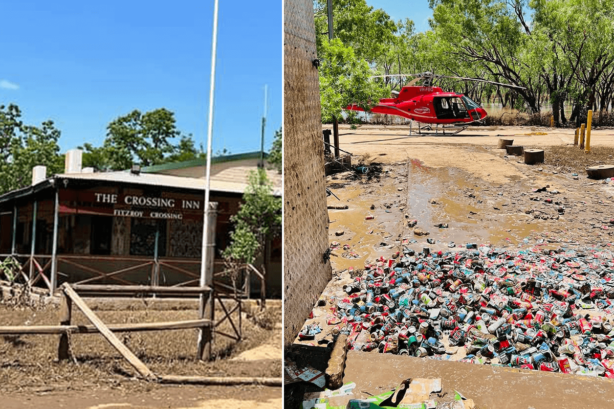 Article image for Pub owner’s extraordinary measure to thwart WA flood looters 