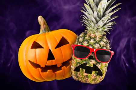 Aussies are being urged to trade pumpkins for pineapples this Halloween