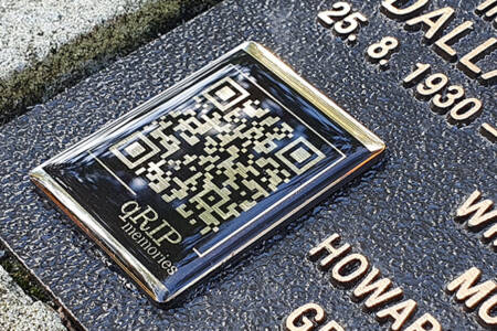 QR codes on tombstones create digital memories for loved ones