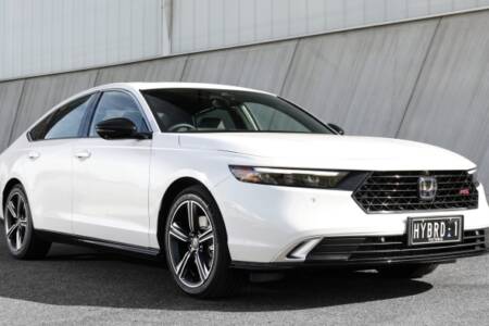 Honda Accord e-HEV RS sedan – interesting hybrid addition in a premium sedan.