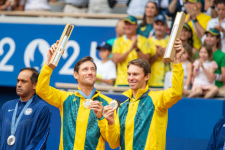 ‘So surreal’: Aussie doubles pair in disbelief after winning gold in Paris