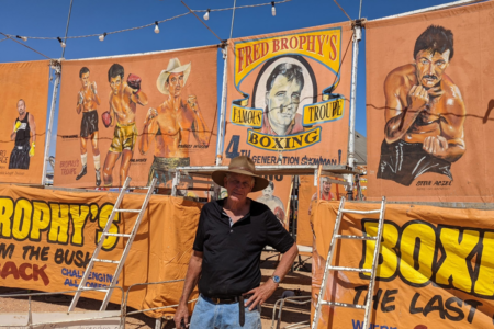 A fair dinkum Australian institution: The world’s last boxing troupe at the Birdsville Races