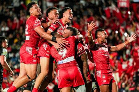 ‘There’s no bigger game’: Tonga vow to play with ‘power’ against Kangaroos in Cup final