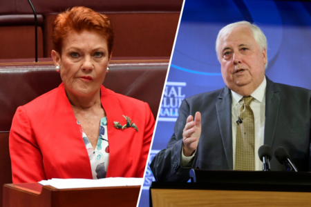 ‘No way’: Pauline Hanson shuts down rumours of a preference deal with Clive Palmer